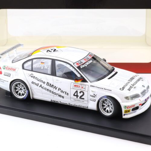 1:18 AUTOart BMW 320i (E46) WTCC 2005 J.Müller #42 BMW Parts 80542