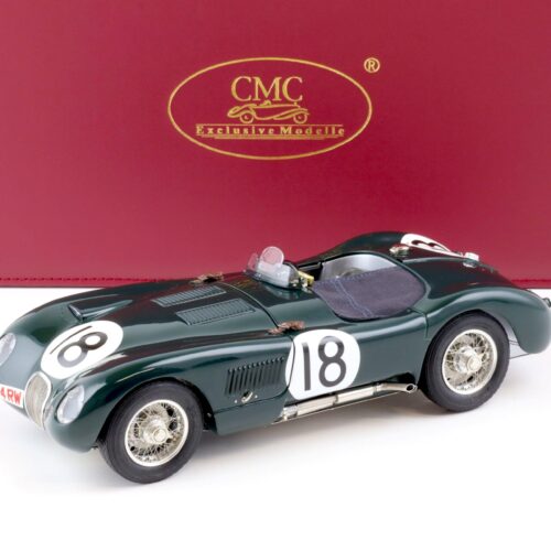 1:18 CMC Jaguar C-Type Winner 24h Le Mans 1953 Rolt/ Hamilton #18 - Nr. 1/1500! M-195