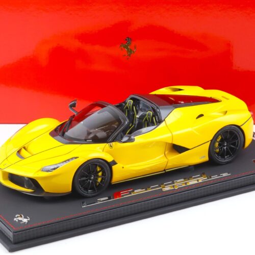 1:18 BBR Ferrari LaFerrari Aperta Giallo Tristrato/ special wheels Diecast - Limited 84 pcs.