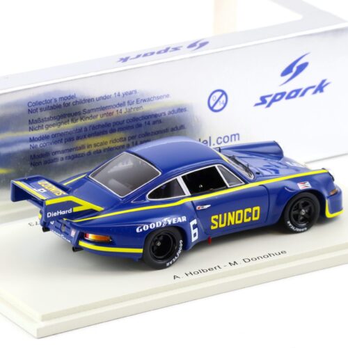 1:43 Spark Porsche 911 RSR 2.8 SUNOCO Holbert/Donohue #6 Watkins Glen 1973