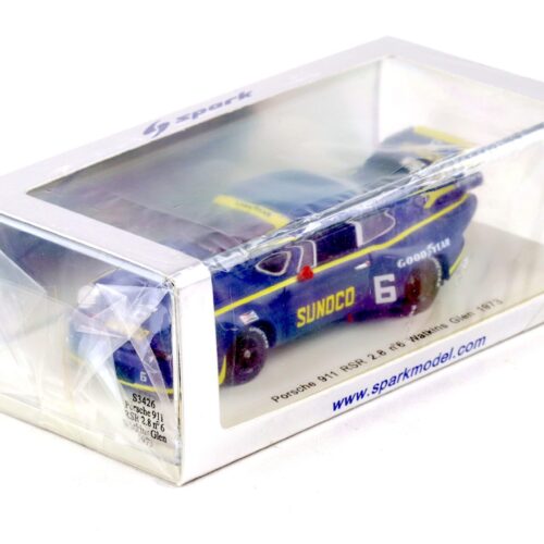1:43 Spark Porsche 911 RSR 2.8 SUNOCO Holbert/Donohue #6 Watkins Glen 1973