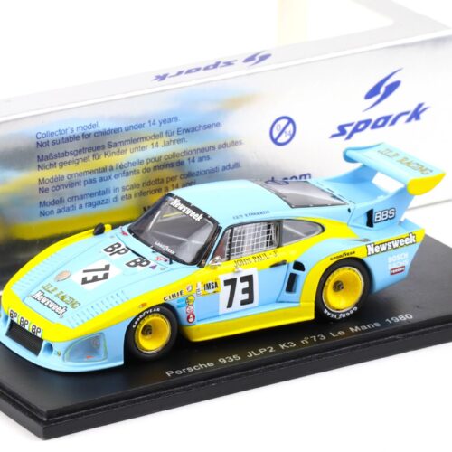 1:43 Spark Porsche 935 JLP2 K3 #73 Le Mans 1980 Guy Edwards