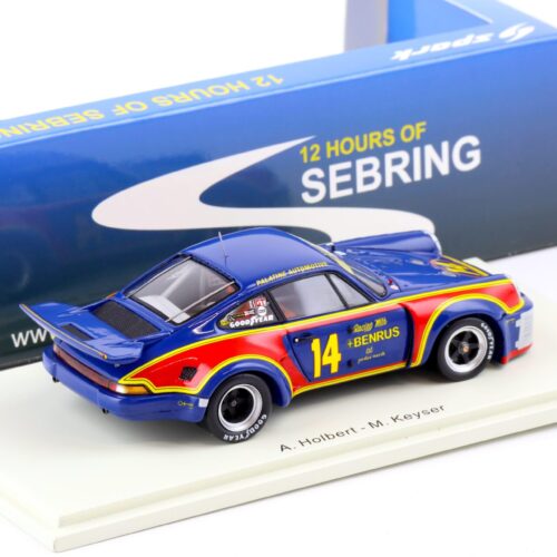 1:43 Spark Porsche 911 RSR Winner Sebring 1976 Holbert/ Keyser #14