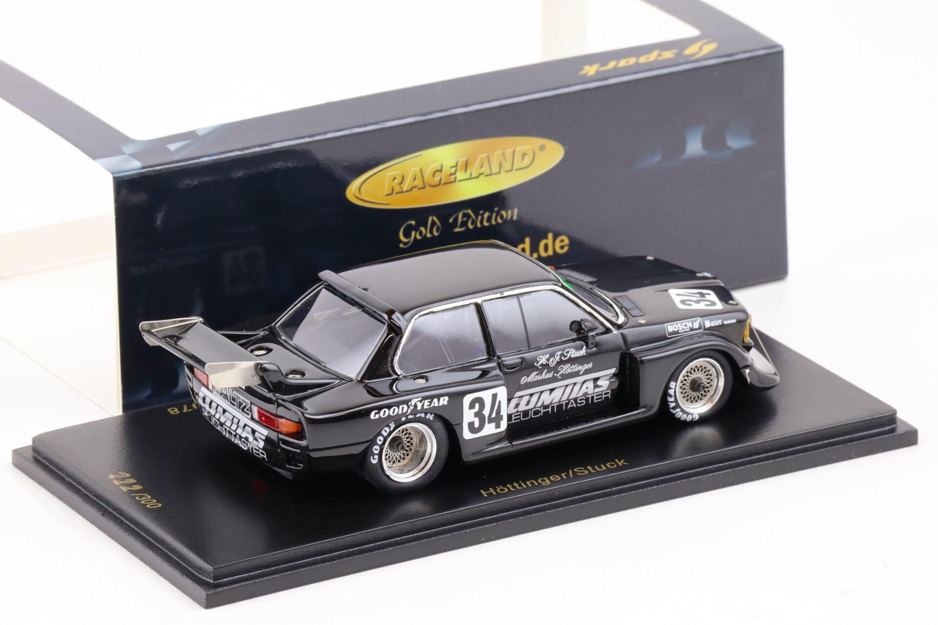 1:43 Spark BMW 320 Gr.5 Faltz 1000km Nürburgring 1978 Höttinger/ Stuck #34