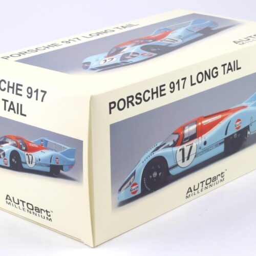 1:18 AUTOart Porsche 917 Long Tail Le Mans 1971 Siffert/ Bell #17 GULF blue/ orange