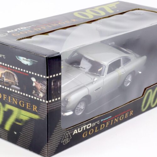 1:18 AUTOart Aston Martin DB5 RHD James Bond 007 Goldfinger silver- grey 70020