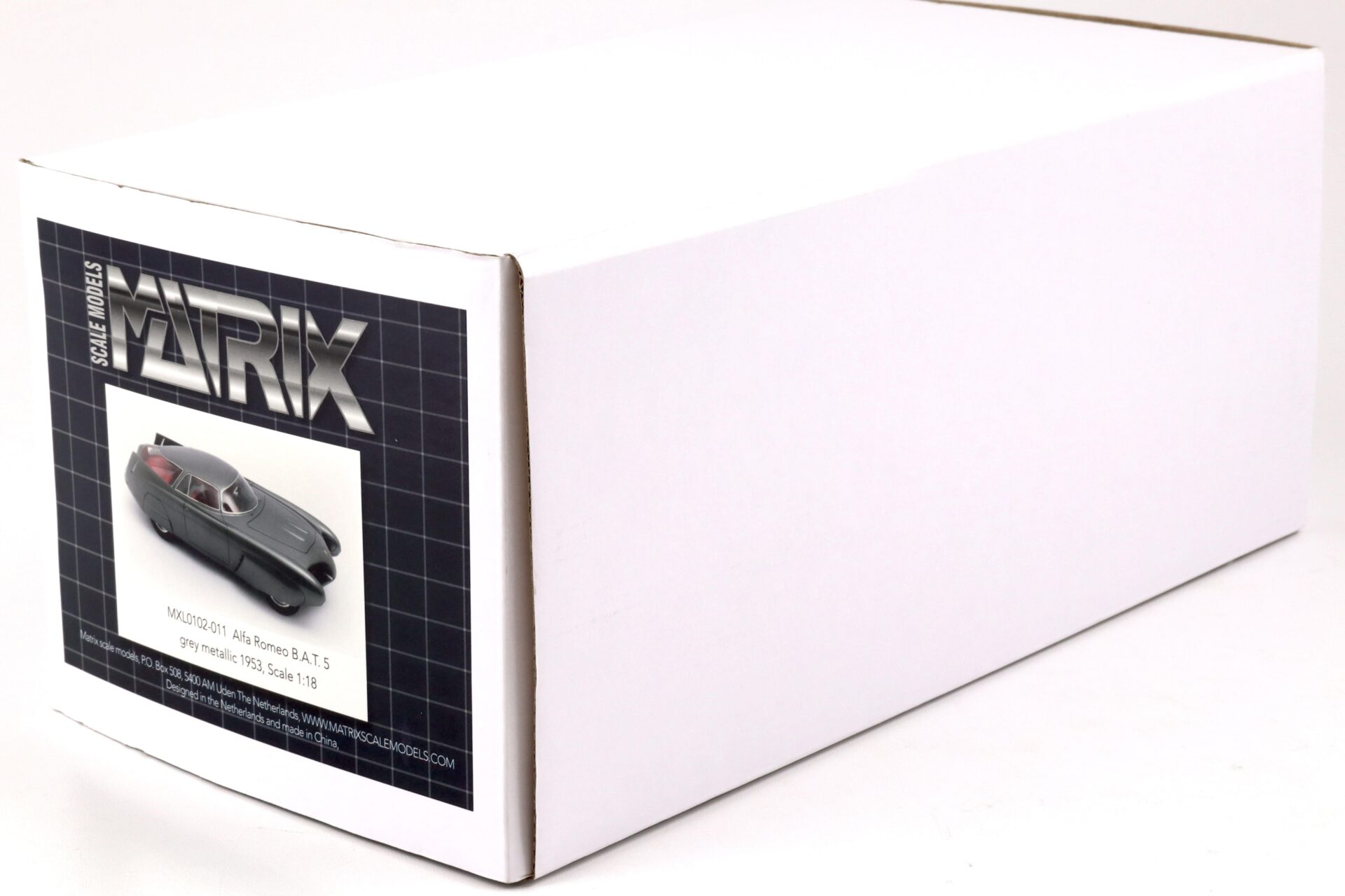 1:18 Matrix Alfa Romeo B.A.T. 5 grey metallic 1953