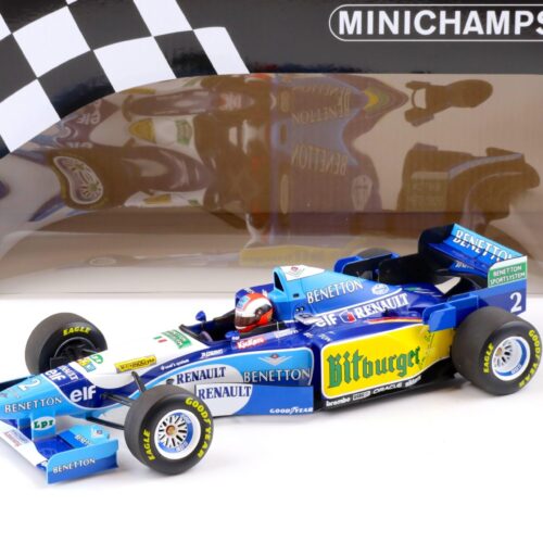 1:18 Minichamps Benetton Renault B195 Johnny Herbert Winner British GP 1995