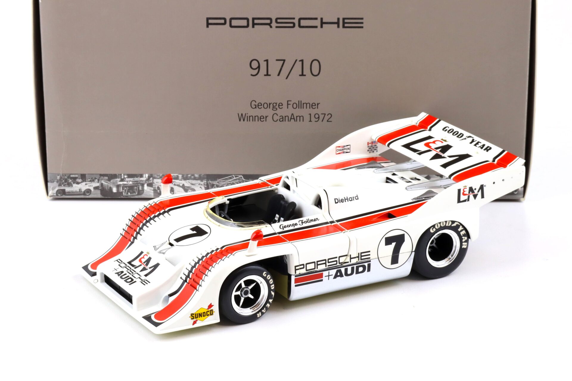 1:18 Minichamps Porsche 917/10 George Follmer Winner CanAm 1972 WAP DEALER
