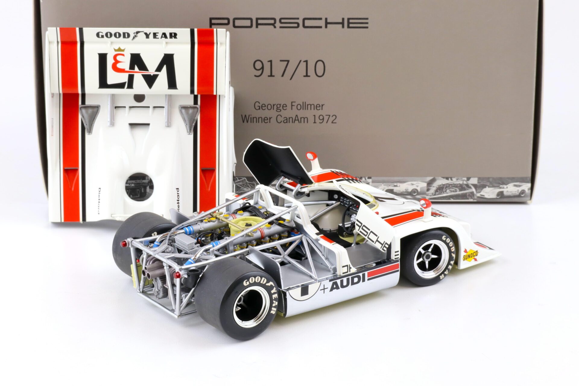 1:18 Minichamps Porsche 917/10 George Follmer Winner CanAm 1972 WAP DEALER