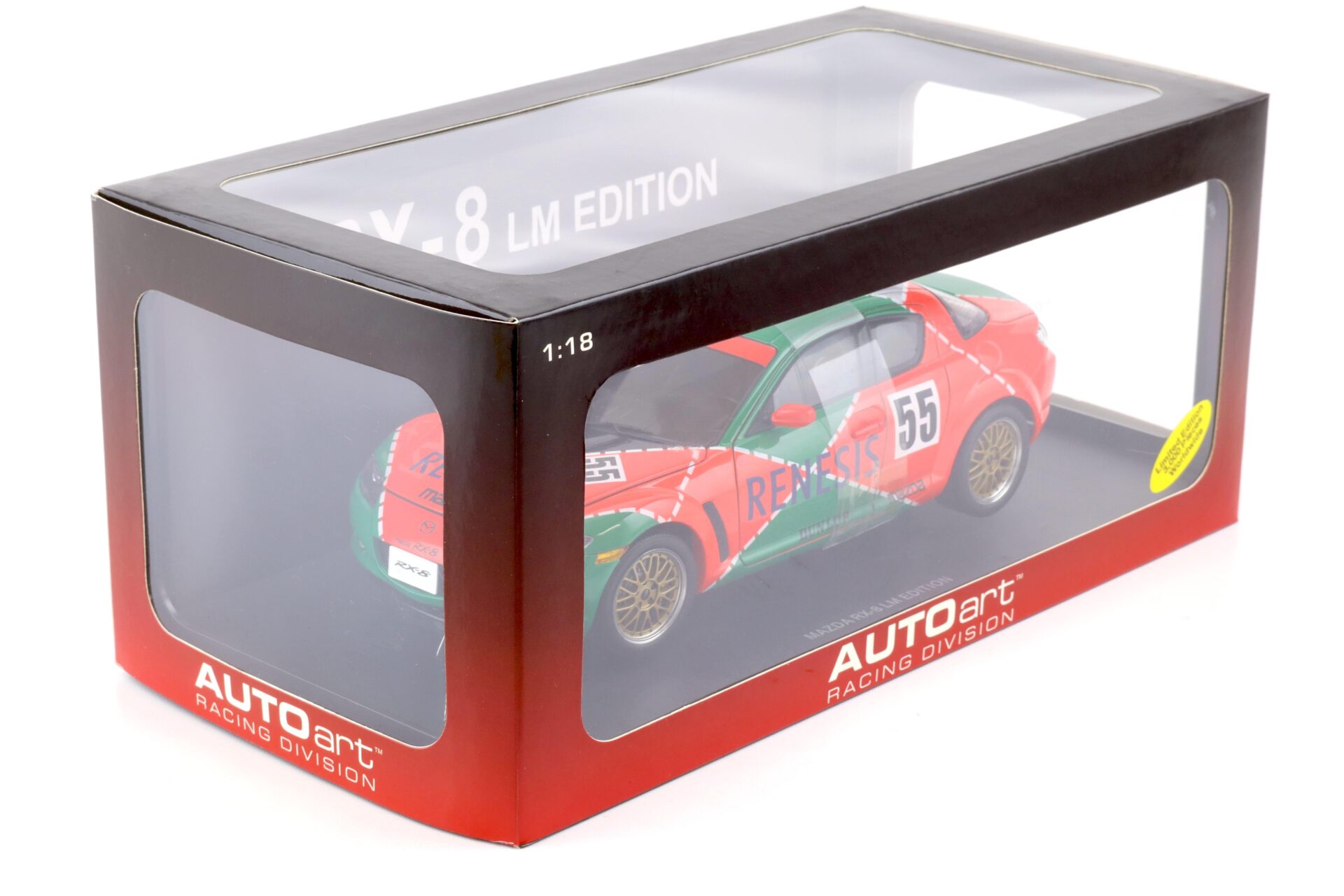 1:18 AUTOart Mazda RX-8 LM Version Limited Edition #55 green/ orange 80443