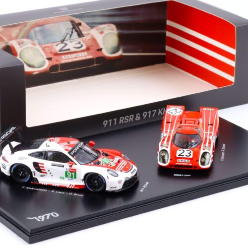1:43 Spark 2-Car Set Porsche 911 RSR & 917 KH 24h Le Mans 1970 - 2020 WAP DEALER