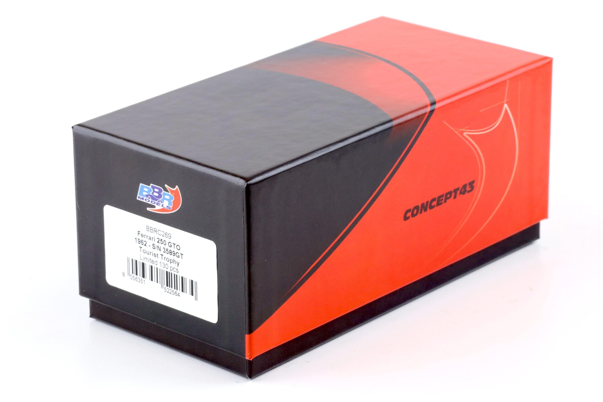 1:43 BBR Ferrari 250 GTO 1962 S/N 3589GT Tourist Trophy #5 - Limited 130 pcs.