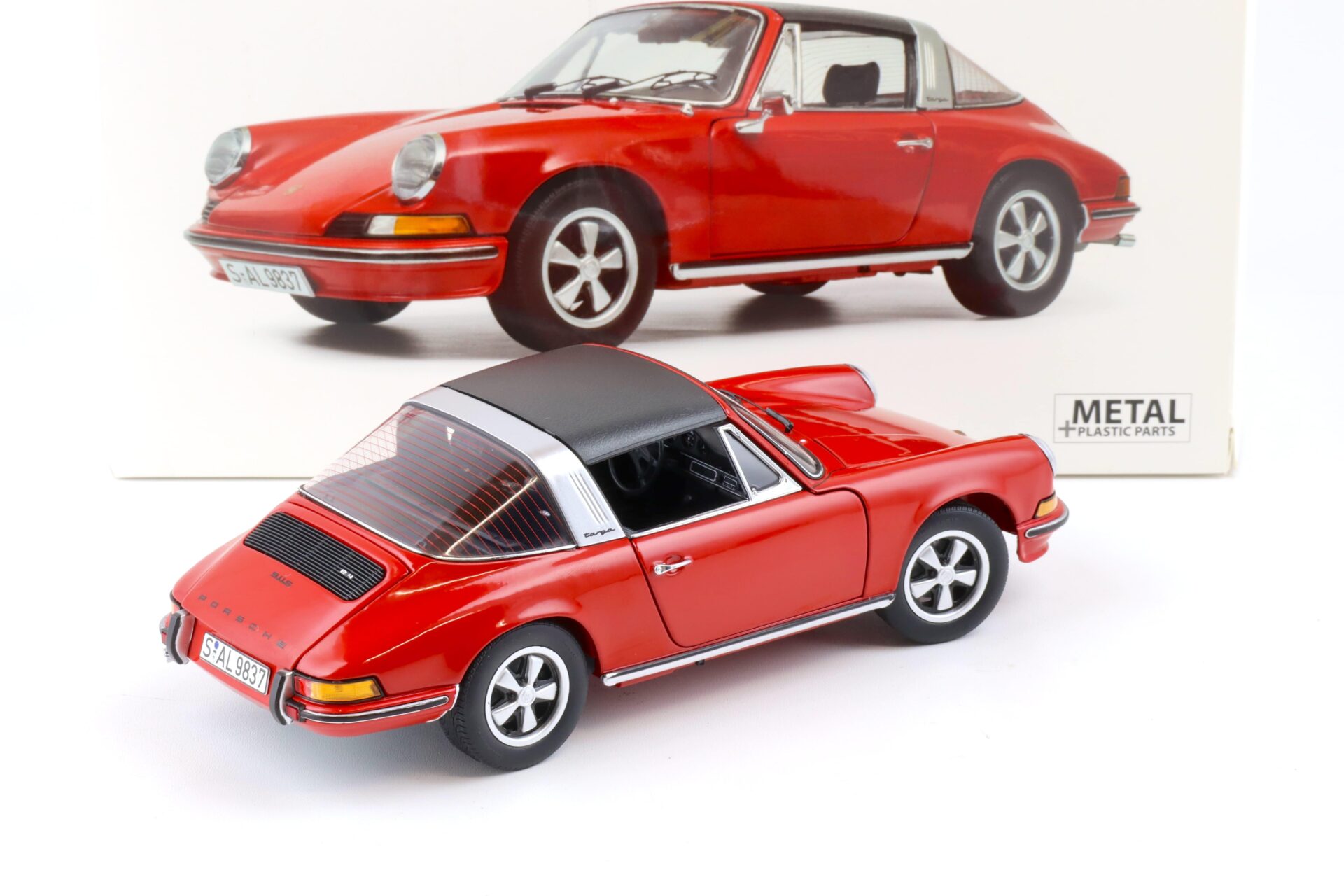 1:18 Schuco Porsche 911 S Targa 1973 red