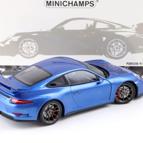 1:18 Minichamps Porsche 911 (991) GT3 Coupe 2013 blue metallic