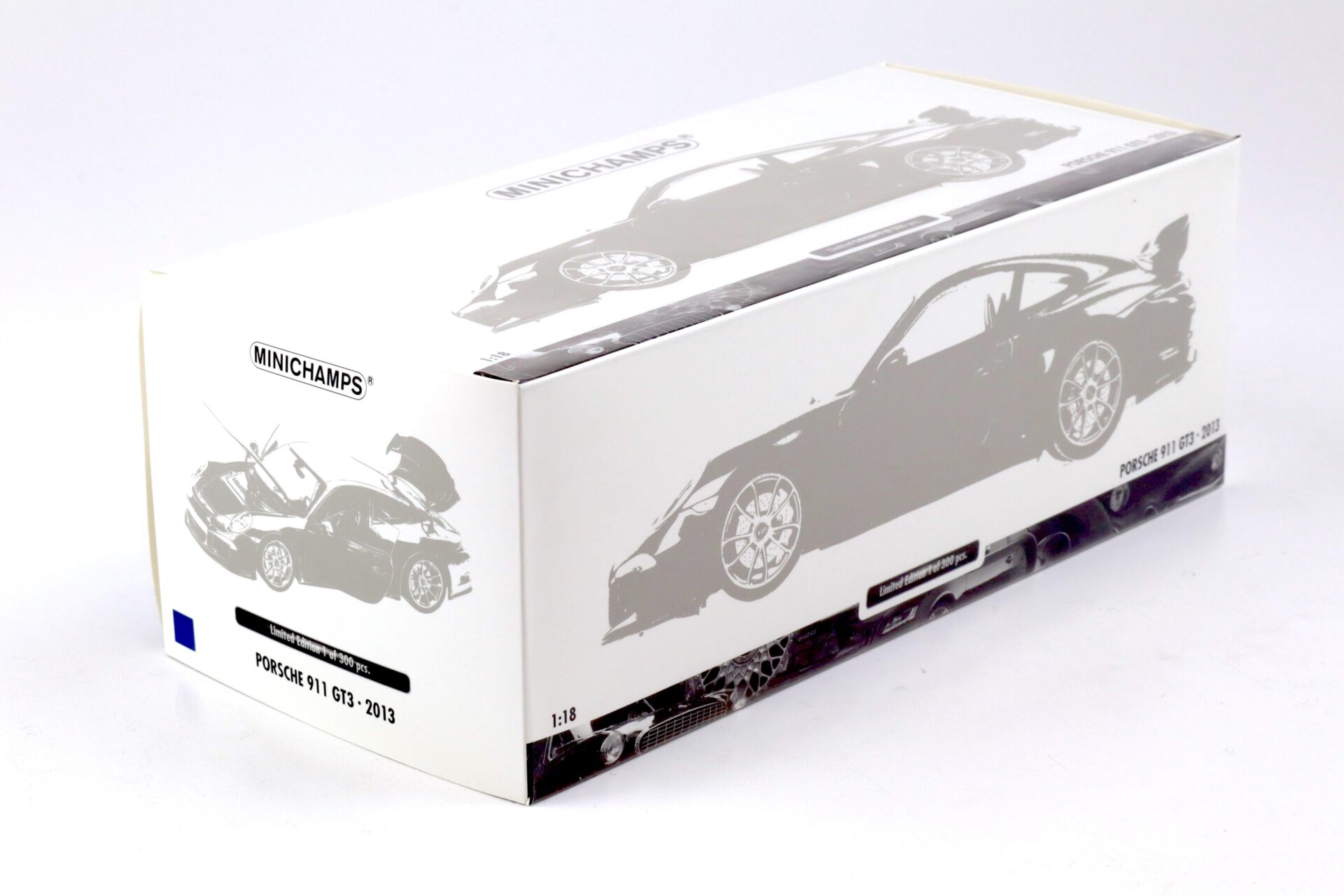 1:18 Minichamps Porsche 911 (991) GT3 Coupe 2013 blue metallic