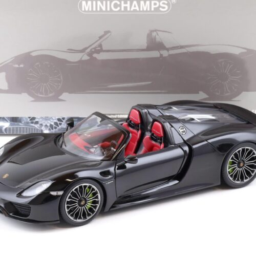 1:18 Minichamps Porsche 918 Spyder 2013 black/ red seats