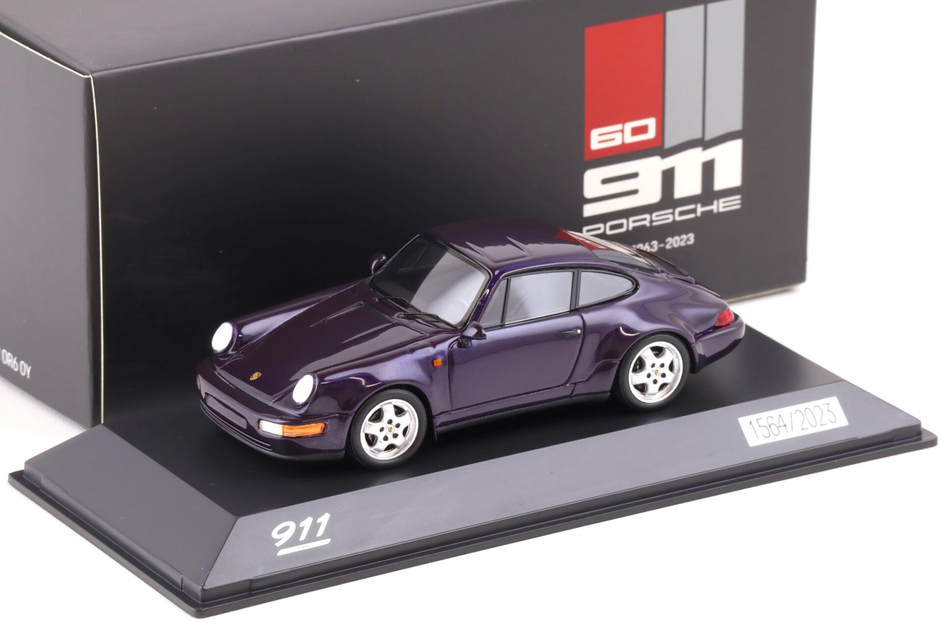 1:43 Spark Porsche 911 (964) Carrera 4 "30 Jahre 911" viola metallic WAP DEALER