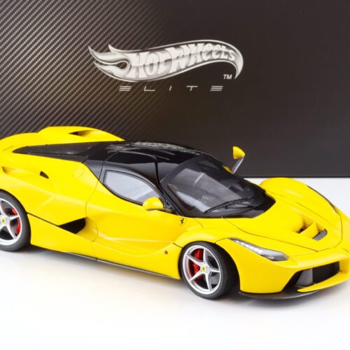 1:18 Hot Wheels Elite Ferrari LaFerrari 2013 yellow BCT81