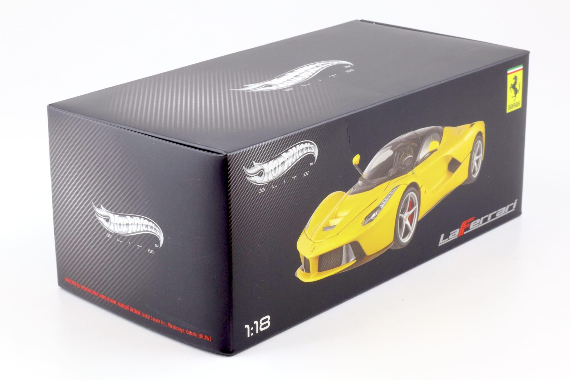 1:18 Hot Wheels Elite Ferrari LaFerrari 2013 yellow BCT81