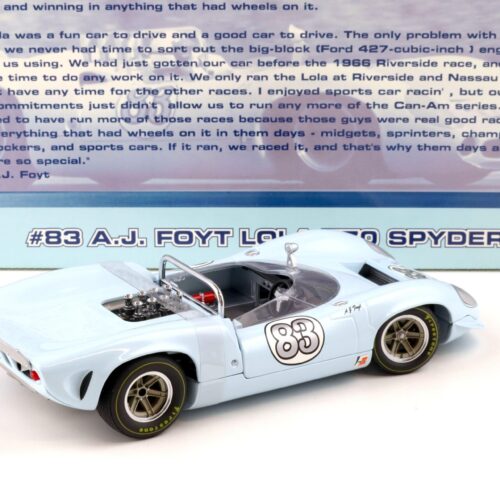 1:18 GMP Ford Lola T70 Spyder A.J. FOYT #83 light blue 12009
