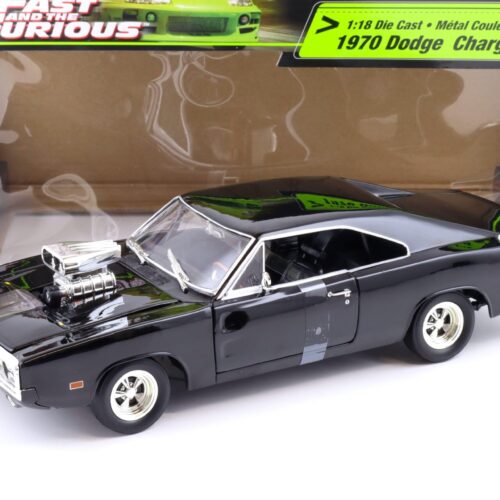 1:18 ERTL Joyride 1970 Dodge Charger "The Fast and the Furious" black