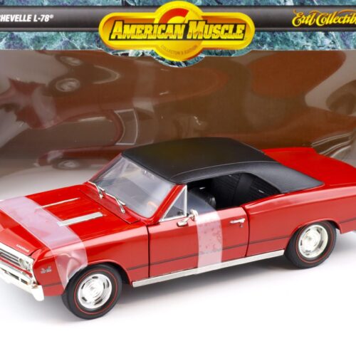 1:18 ERTL 1967 Chevrolet Chevelle L-78 Super Sport red/ vinyl roof