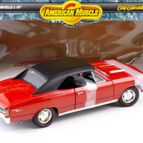 1:18 ERTL 1967 Chevrolet Chevelle L-78 Super Sport red/ vinyl roof