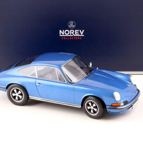 1:18 Norev Porsche 911 S Coupe 2.4 blue metallic 1973