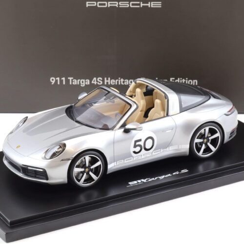 1:18 Spark Porsche 911 (991) Targa 4S Heritage Design Edition gt-silver WAP DEALER