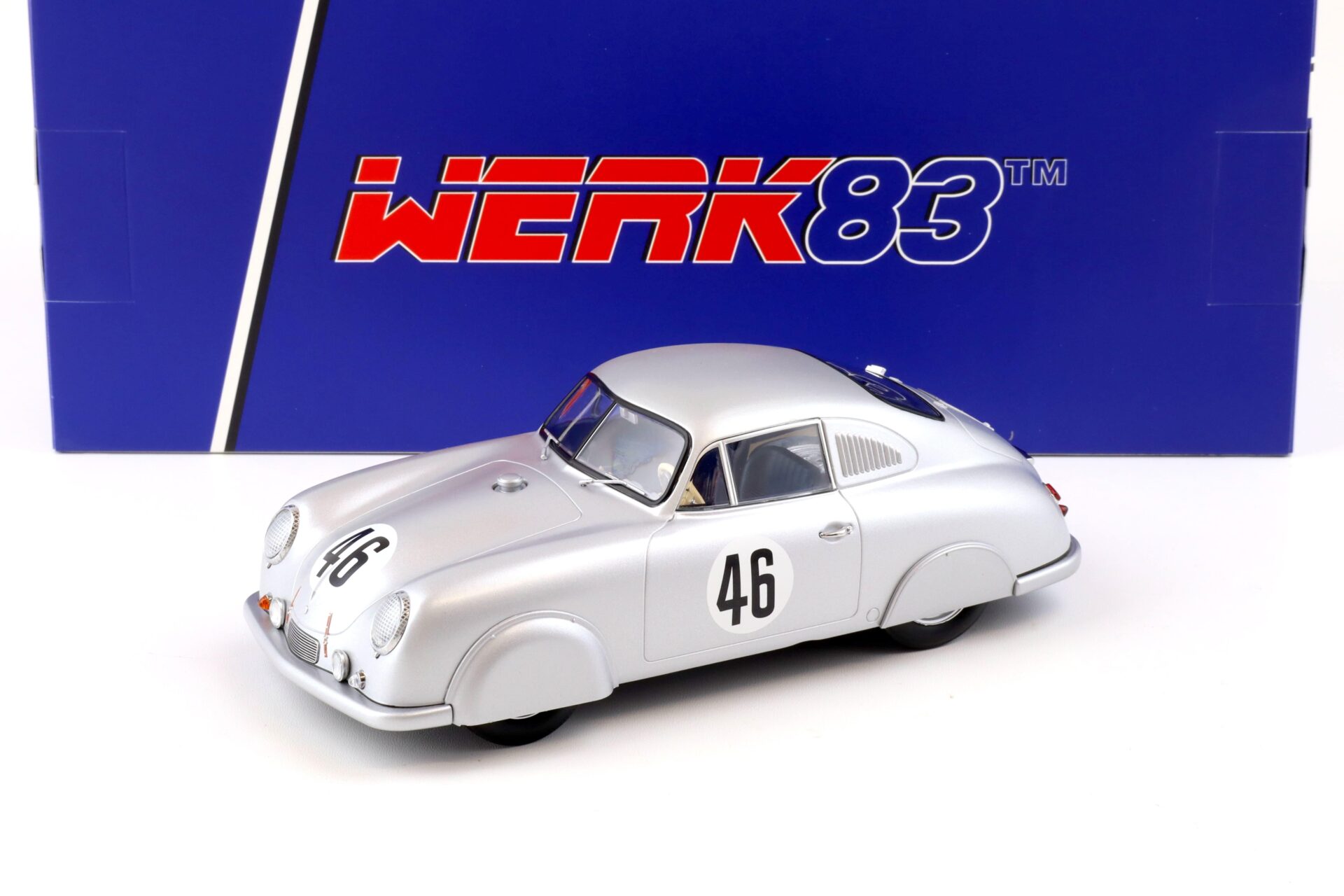 1:18 WERK83 Porsche 356 SL #46 Class Winner 24h Le Mans 1951 Veuillet/ Mouche