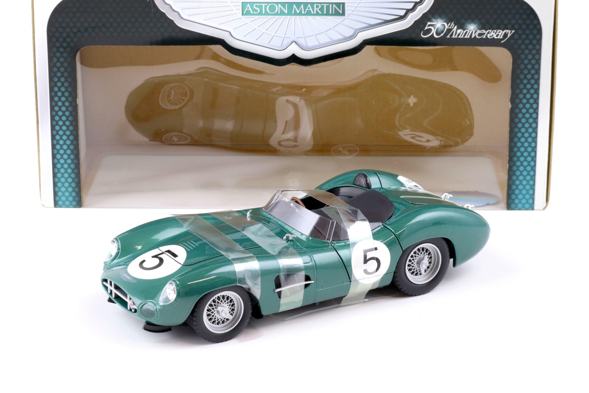 ID 84516 orig.jpg 1.18 Shelby Collectibles Aston Martin DBR1 Roadster #5 green metallic