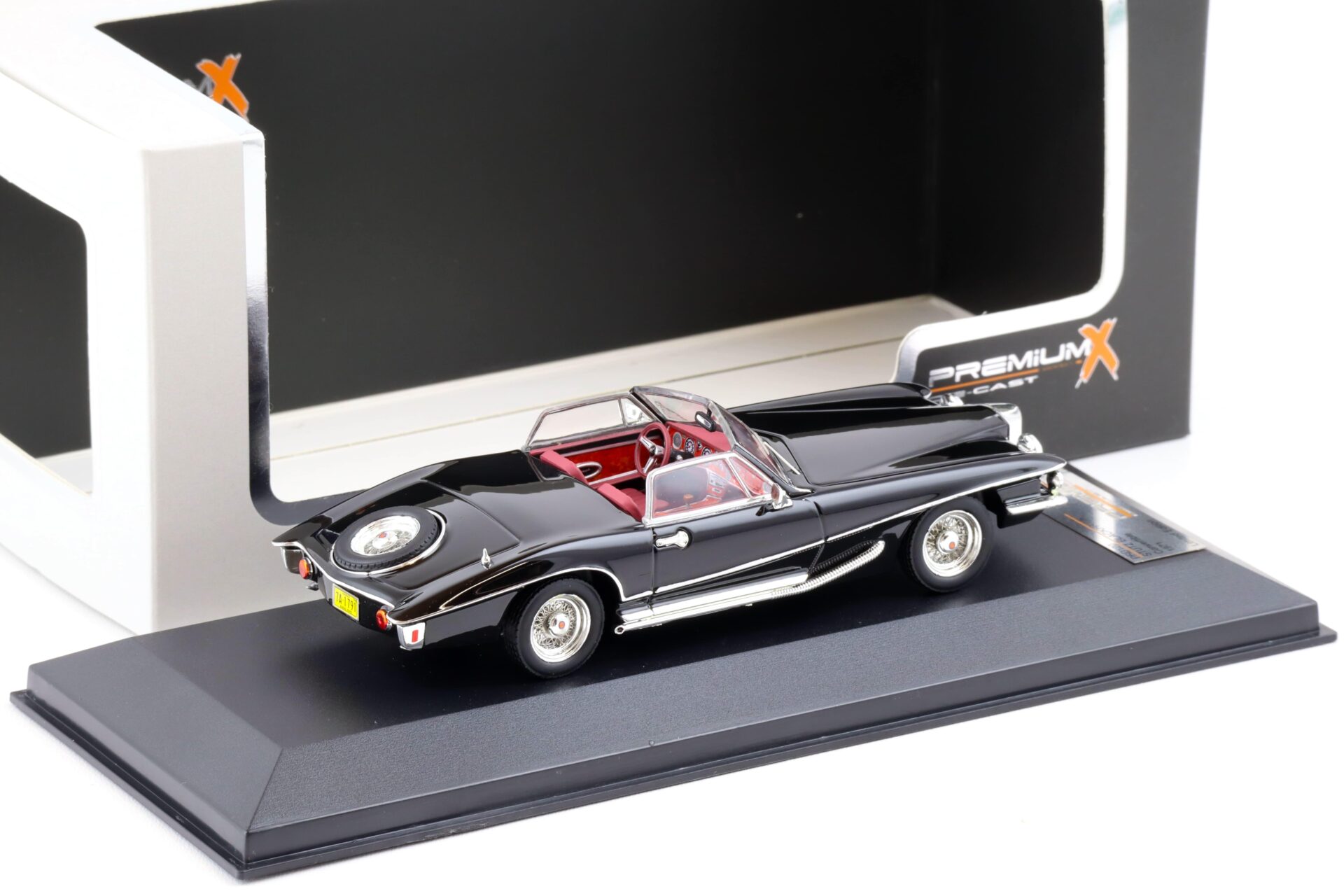 1:43 PremiumX Stutz Blackhawk Convertible 1971 black