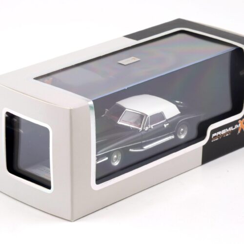 1:43 PremiumX Stutz Blackhawk Convertible with Hardtop 1971 black