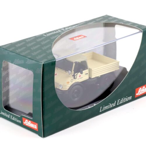 1:43 Schuco Mercedes Unimog 406 BRK Straubing beige