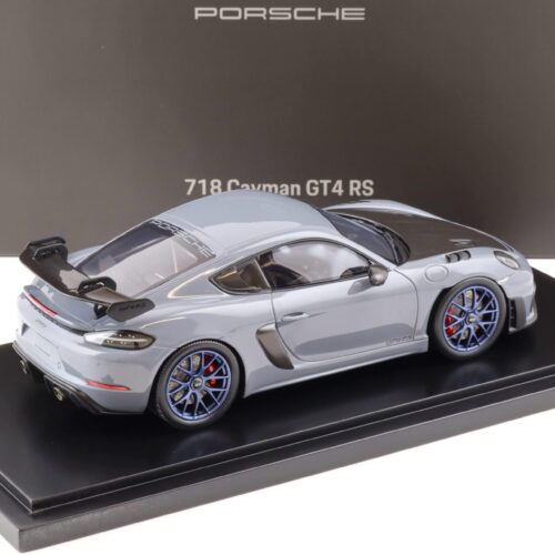 1:18 Spark Porsche 718 Cayman GT4 RS (982) arctic gray Limited WAP DEALER - Image 3