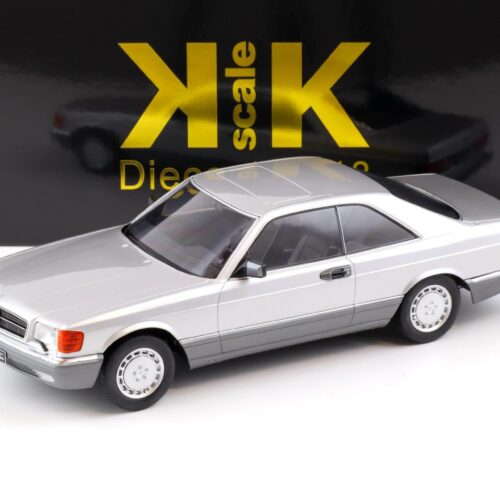 1:18 KK-Scale Mercedes 560 SEC C126 Coupe 1985 silver metallic