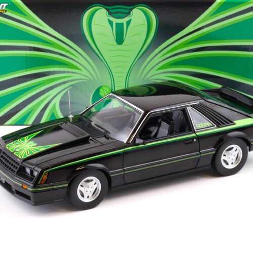 1:18 Greenlight 1980 Ford Mustang Cobra Coupe black/ green