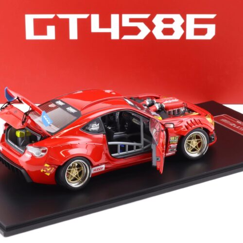 1:18 Gumout 411 Donut Toyota GT86 Super Modificato Toyota GT4586 Ferrari engine Diecast