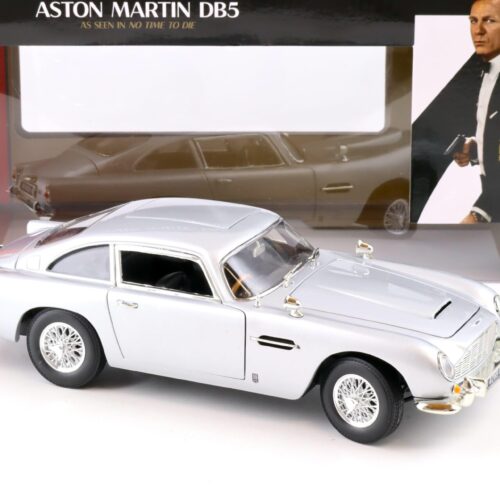 1:18 Auto World 1965 Aston Martin DB5 Coupe James Bond No Time To Die silver