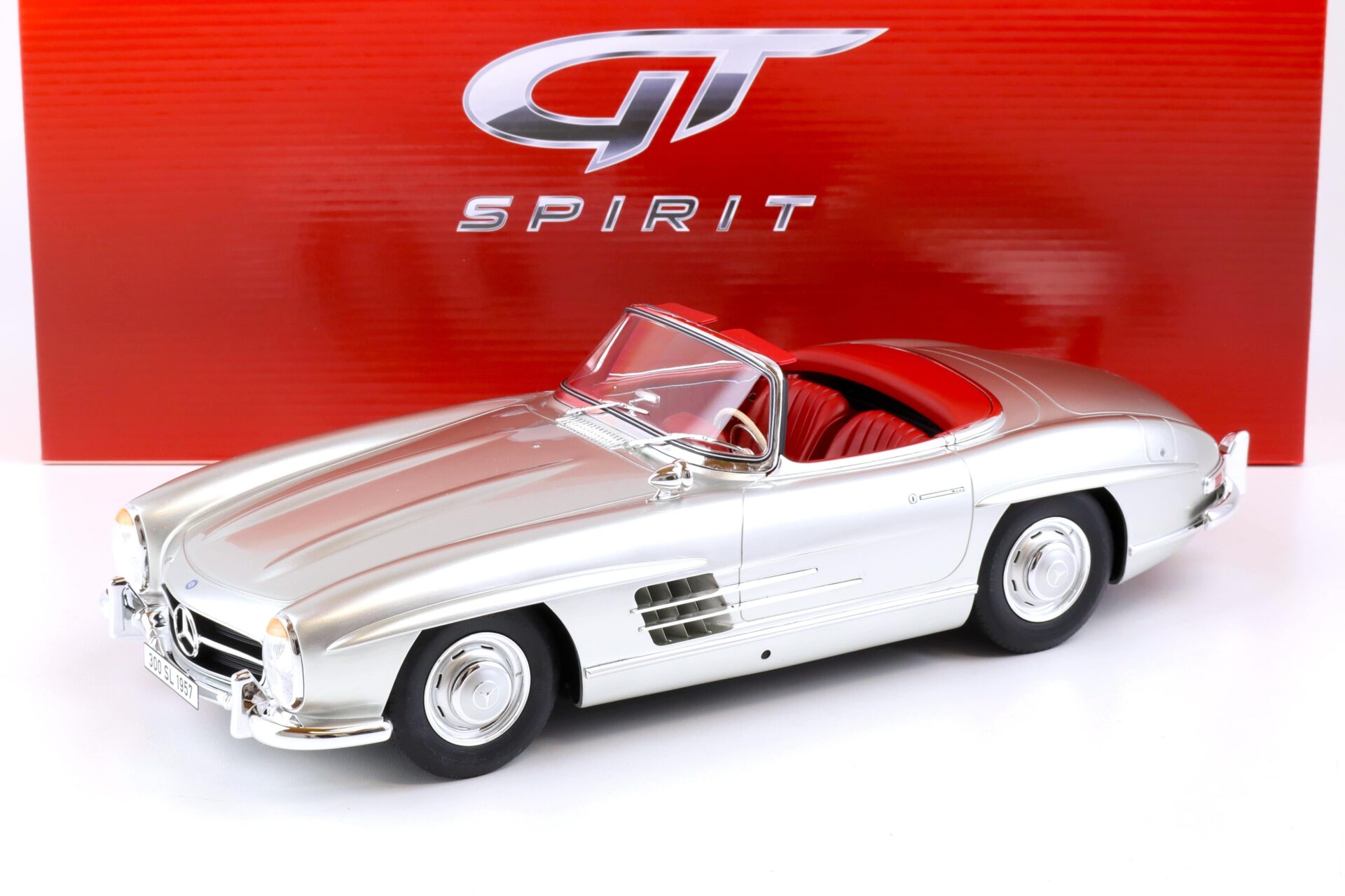 1:12 GT Spirit GT720 Mercedes 300SL Roadster 1957 silver/ red