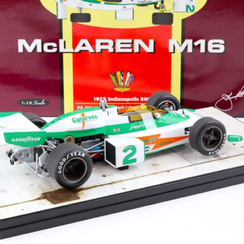 1:18 Carousel1 McLaren M16 Indianapolis 500 #2 Rutherford/ Mclaren 1975