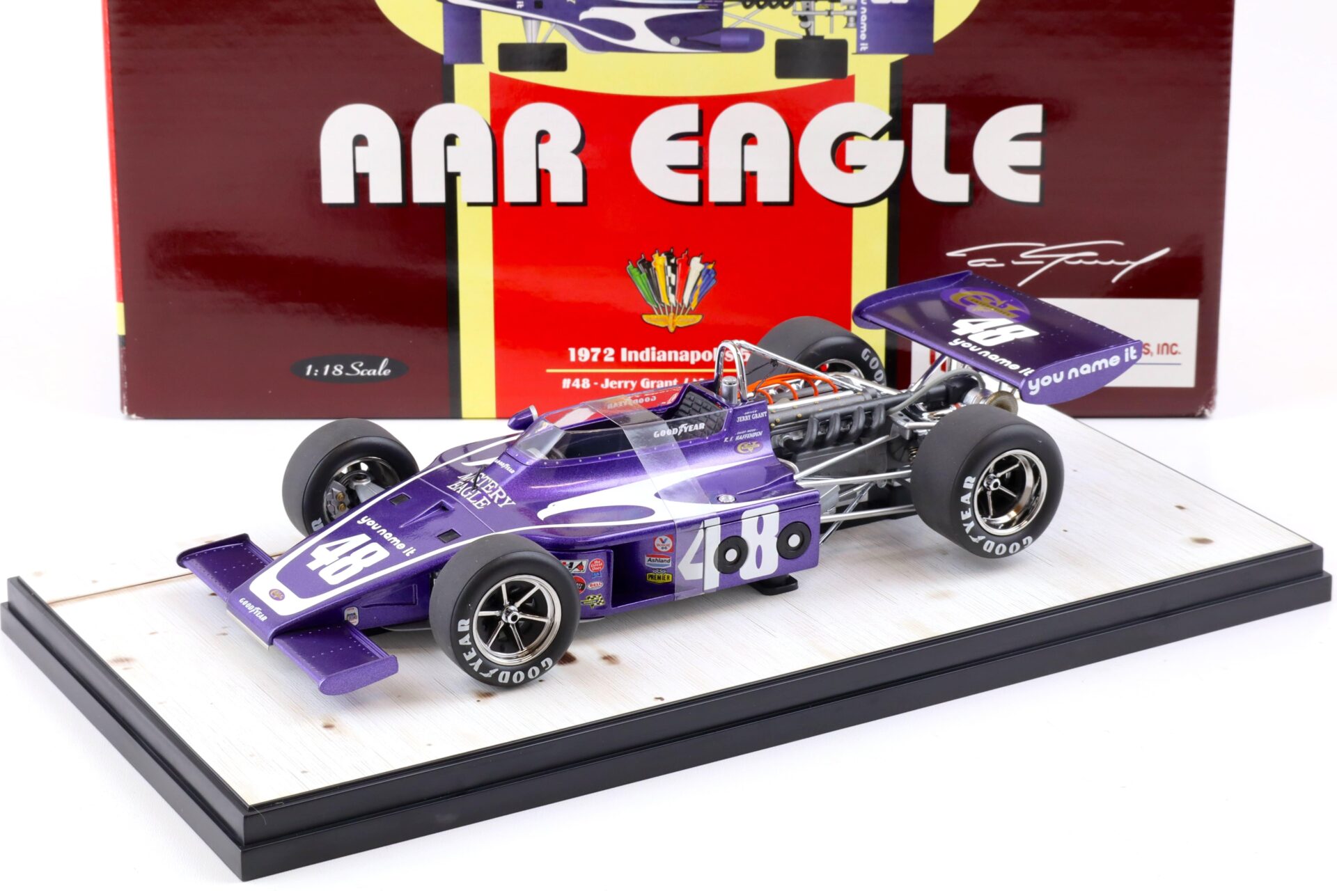 1:18 Carousel1 AAR Eagle Indianapolis 500 #48 Grant/ Eagle 1972