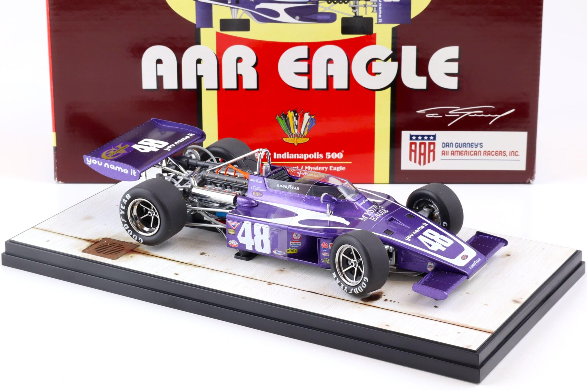 1:18 Carousel1 AAR Eagle Indianapolis 500 #48 Grant/ Eagle 1972