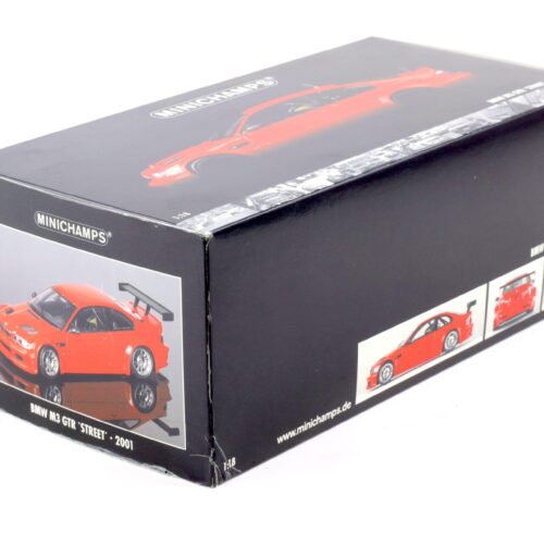 1:18 Minichamps BMW M3 GTR E46 Street 2001 red