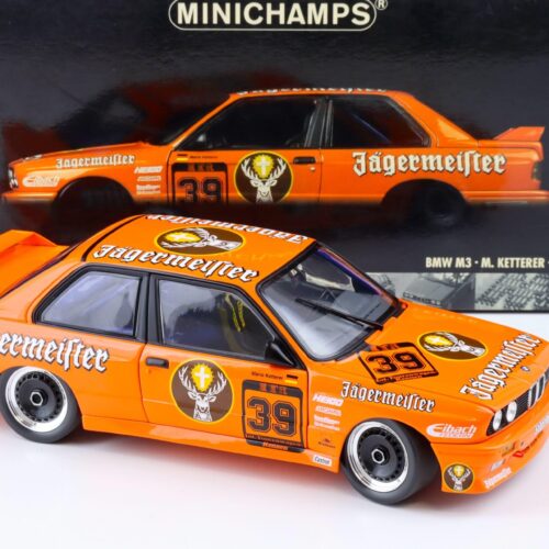 1:18 Minichamps BMW M3 E30 DTM 1988 Avus-Rennen Ketterer Jägermeister #39