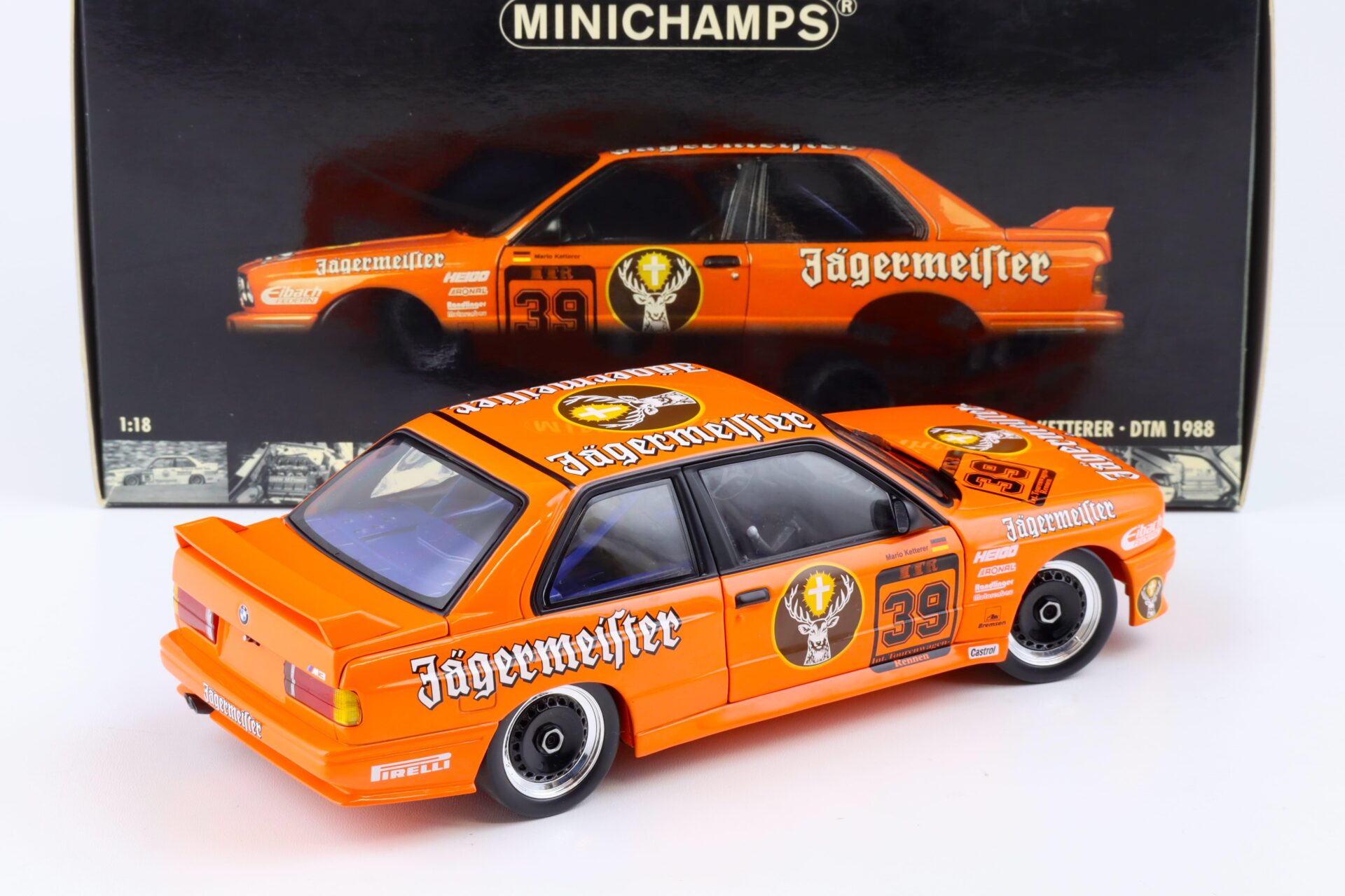 1:18 Minichamps BMW M3 E30 DTM 1988 Avus-Rennen Ketterer
