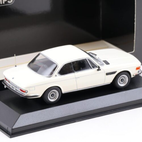 1:43 Minichamps BMW 3.0 CS Coupe 1969 white - Image 2