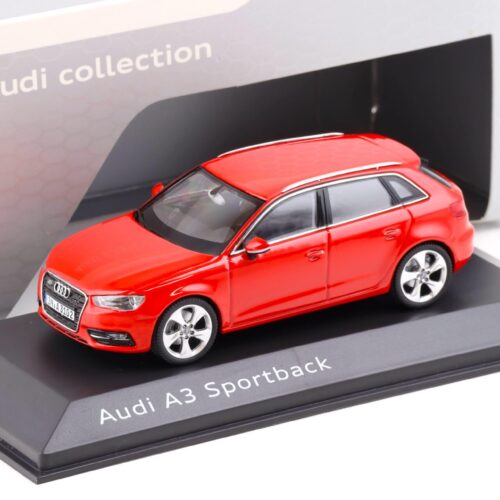 1:43 Schuco Audi A3 Sportback Misano red 2012 DEALER VERSION