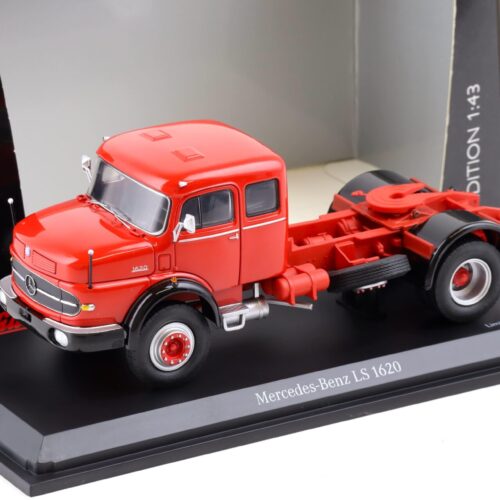 1:43 Schuco Mercedes LS 1620 LKW Solo Zugmaschine SZM red